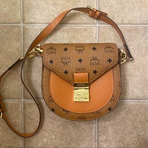 Authentic MCM cross body bag handbag